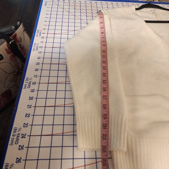 Splendid Zeena Zip-Up Cardigan NWOT White Large - Picture 6 of 8